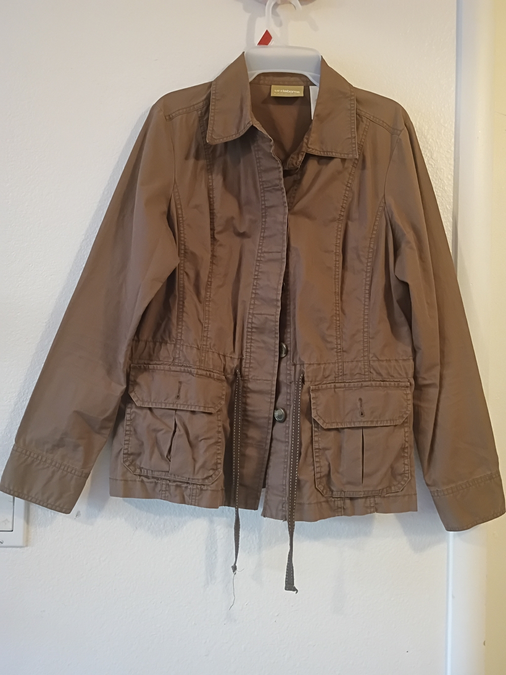 Casual Women's Tan Utility Jacket